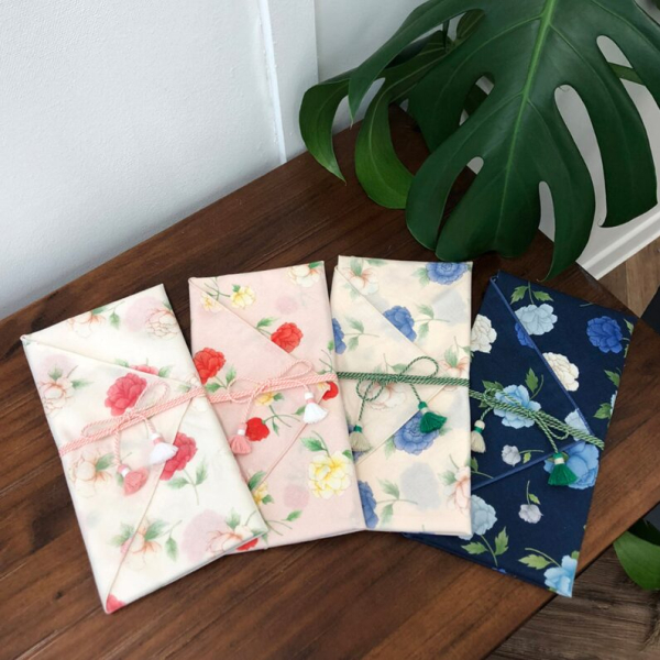 K-Heritage Peony Flower Bojagi