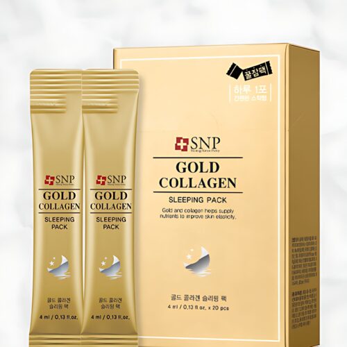 SNP Gold Collagen Sleeping Pack Stick Type 20 Packs