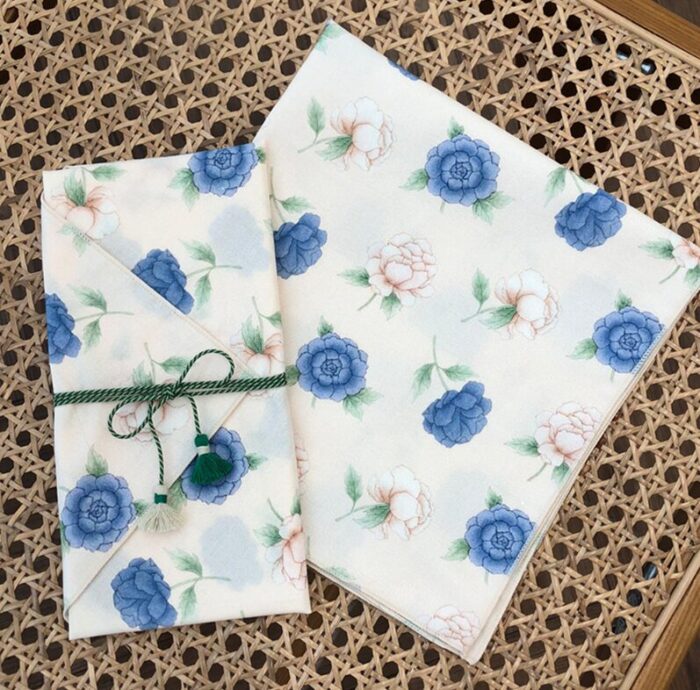 K-Heritage Peony Flower Bojagi - Image 3