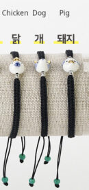 K-Heritage Twelve Zodiac Signs Cheonghwa Baekja Knot Bracelet