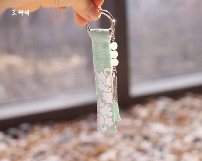 K-Heritage Peony Pattern Key Ring - Image 6