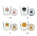 Kakao Friends Human Emotions Soju Glass 4P Set
