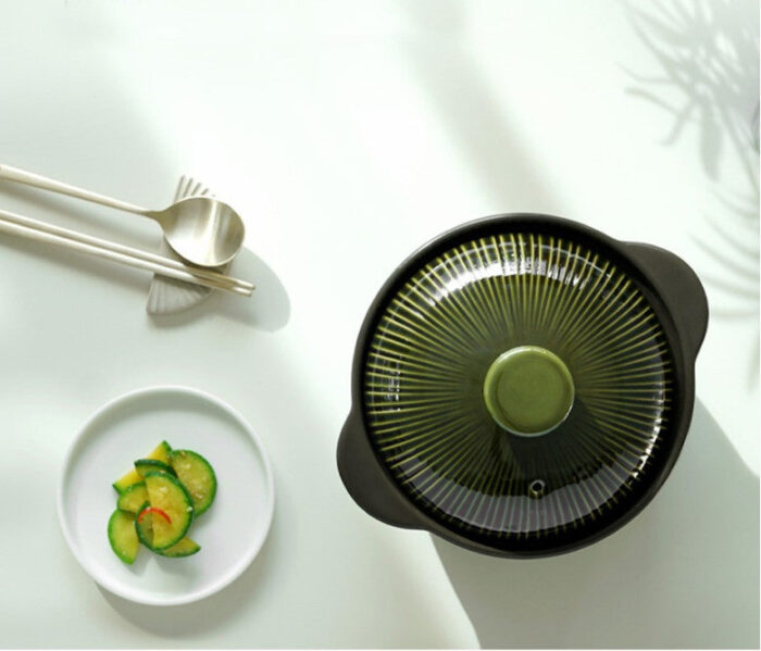 LIHAN Linepot Crack-Free Ttukbaegi Green - Image 2