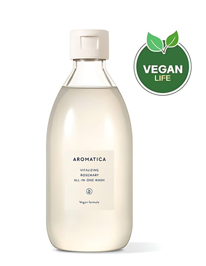 AROMATICA Vitalizing All-in-One Wash Rosemary 300ml - Image 2