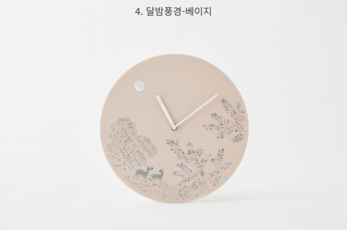 K-Heritage Mother-of-Pearl Lacquer Wall Clock - Image 7