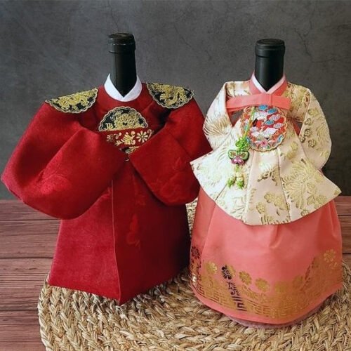KoreaMinyae Hanbok Wine Cover