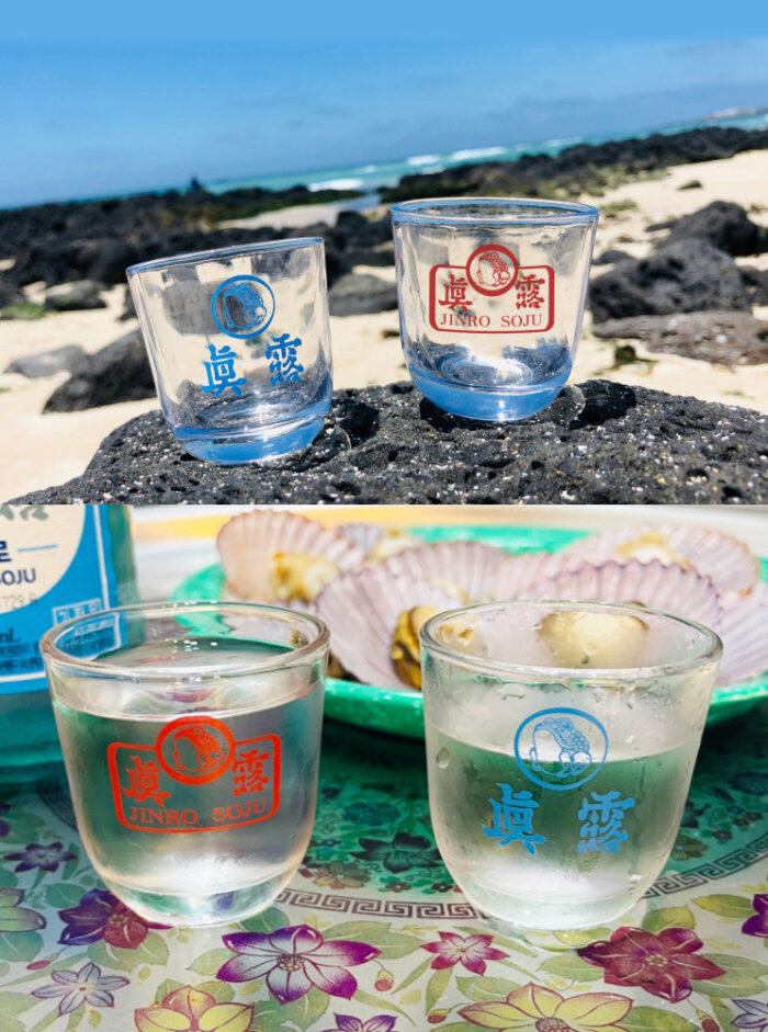 Hite Jinro Jinro Soju Glass Mixed Colors 2Types 2Sets