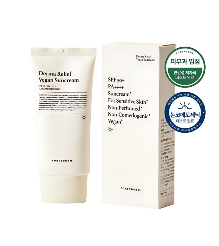 FORETDERM Derma Relief Vegan Sunscream SPF50+ PA++++ 50ml - Image 4