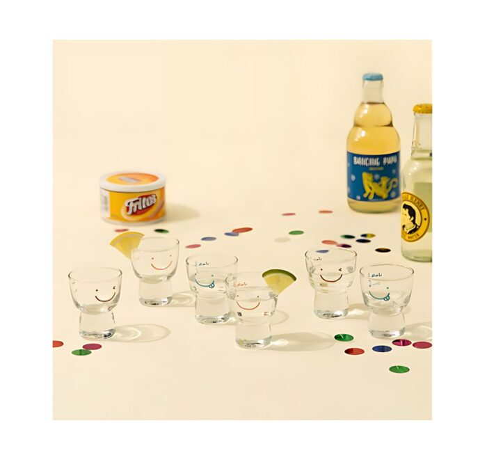 Smile Waggle Waggle Soju Glass 6P SET
