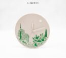 K-Heritage Mother-of-Pearl Lacquer Wall Clock
