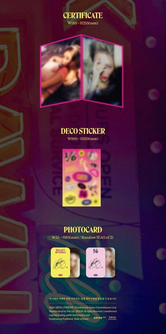 SUNMI - 3rd Mini Album: 1/6 - EmpressKorea