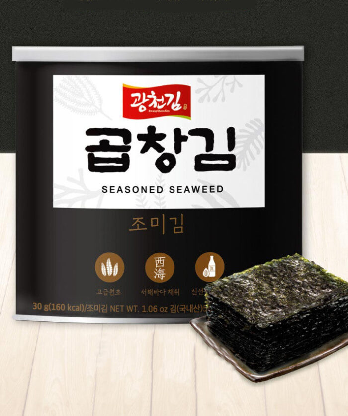 KWANGCHEONKIM Seasoning Seaweed 30g*4can - Image 3
