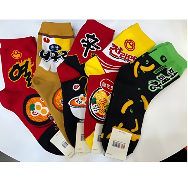 Funny Ramen Socks 5pair Set