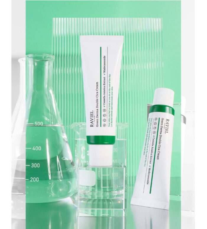 RAVIEL Green Derma Double Cica Cream 50ml - Image 4