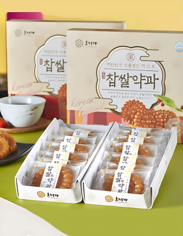 HOJEONG-GA Korean Traditional Glutinous Rice Yakgwa 14pack 490g