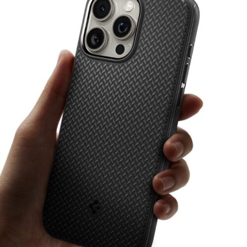 spigen iPhone 15 Pro Max MagSafe Case MacArmor MacFit - Matte Black