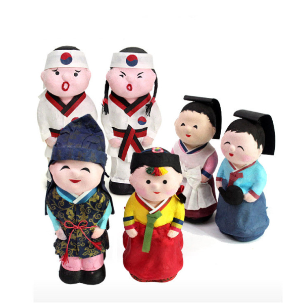 PARKSSI SANG BANG Luxury Handcrafted Korean Dakpaper Doll