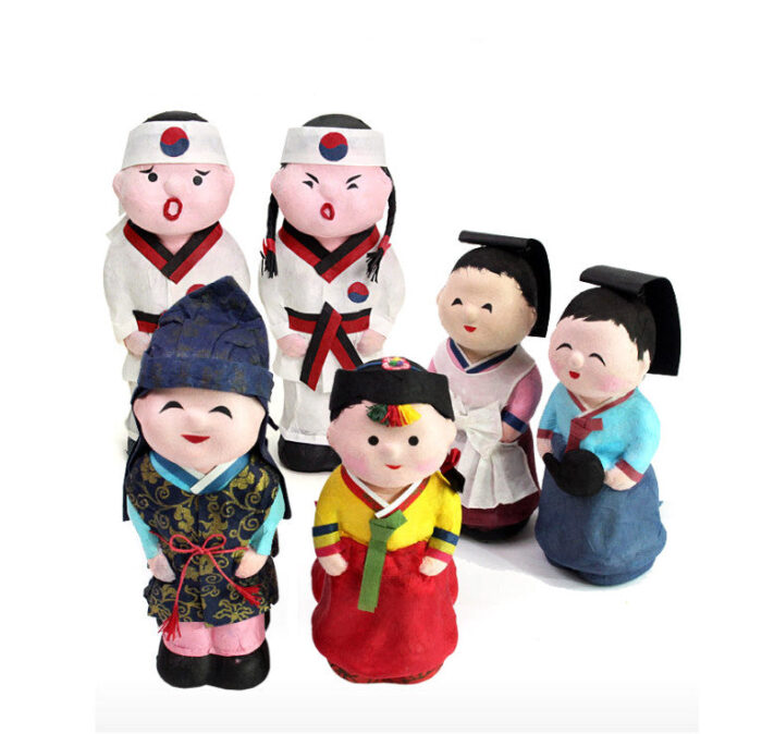 PARKSSI SANG BANG Luxury Handcrafted Korean Dakpaper Doll