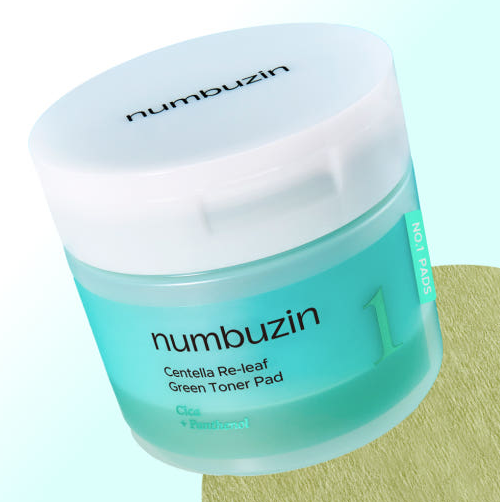 numbuzin No.1 Centella Re-leaf Green Toner Pad 190ml 70EA - Image 2