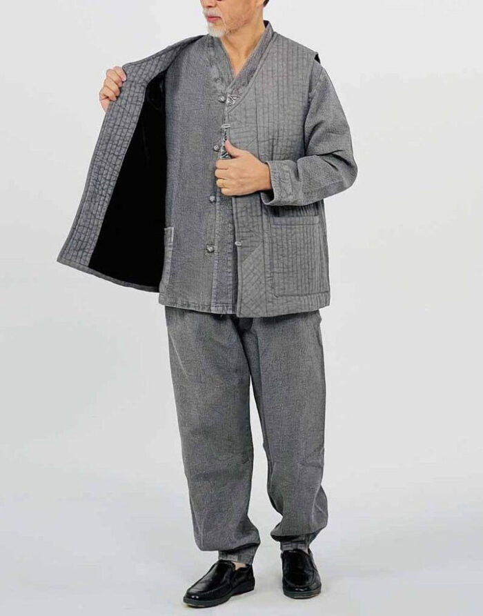 Baekjebong Hanbok Jacket+Pants+Vest