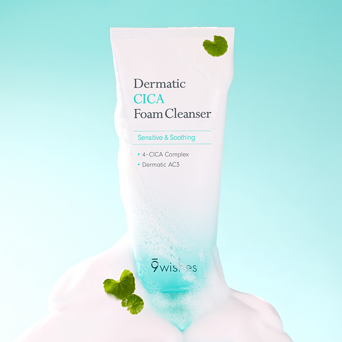 9wishes Dermatic CICA Foam Cleanser 150ml