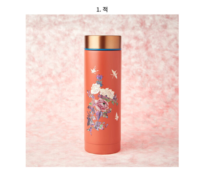 K-Heritage Mother-of-Pearl Color Tumbler-Peony Blossom - Image 3