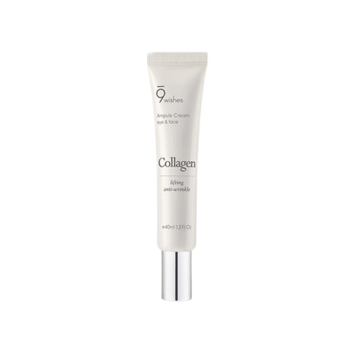 9wishes Collagen Ampule Eye & Face Cream 40ml - EmpressKorea