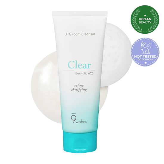 9wishes Dermatic AC3 Clear LHA Foam Cleanser 150ml - EmpressKorea