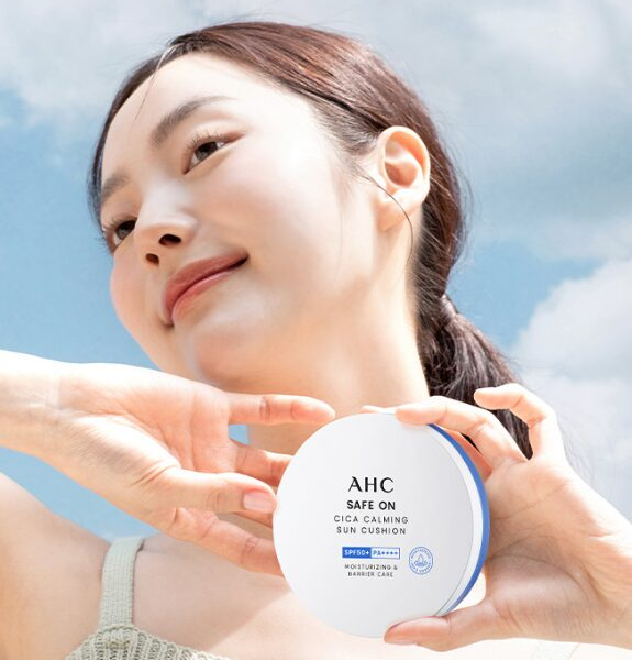 AHC Safe On Cica Calming Sun Cushion 25g - EmpressKorea
