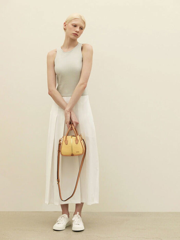 AMAG STUDIO A BAG MINI CANVAS YELLOW - EmpressKorea