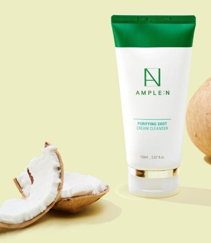 AMPLE:N Purifying Shot Cream Cleanser 150ml - EmpressKorea
