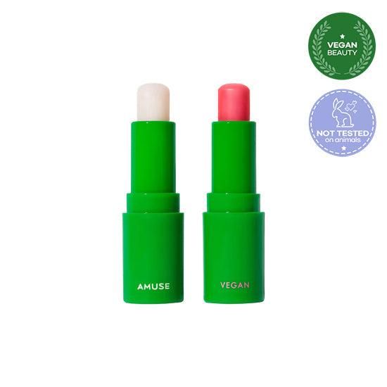 AMUSE Vegan Green Lip Balm (2 Types) 3.5g - EmpressKorea