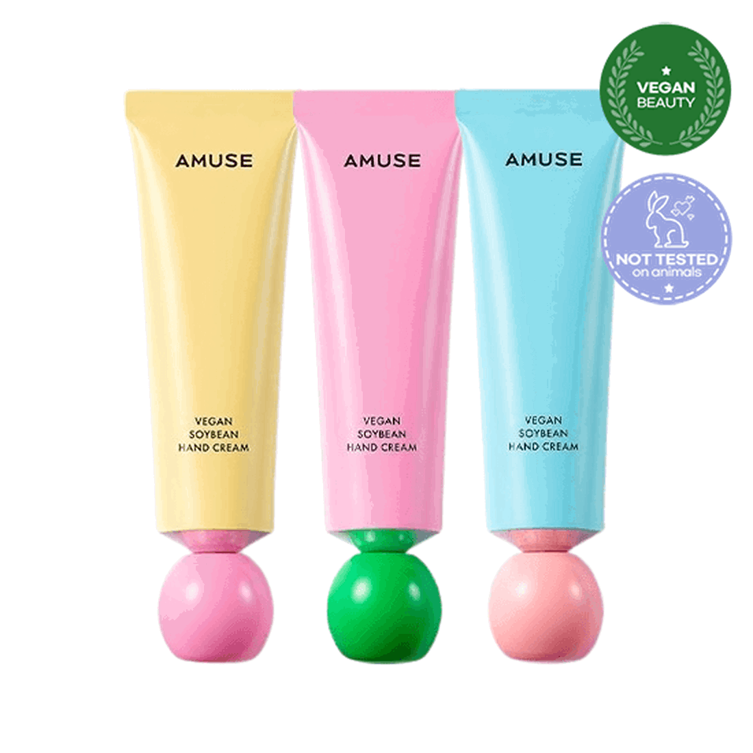AMUSE Vegan Soybean Hand Cream (3 Types) 50ml - EmpressKorea