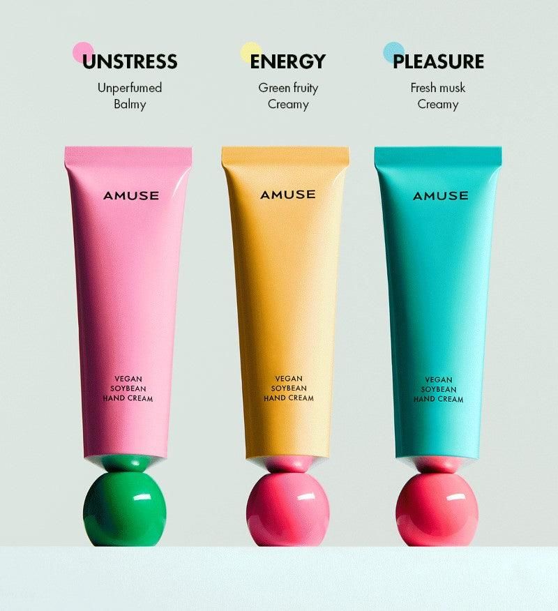 AMUSE Vegan Soybean Hand Cream (3 Types) 50ml - EmpressKorea