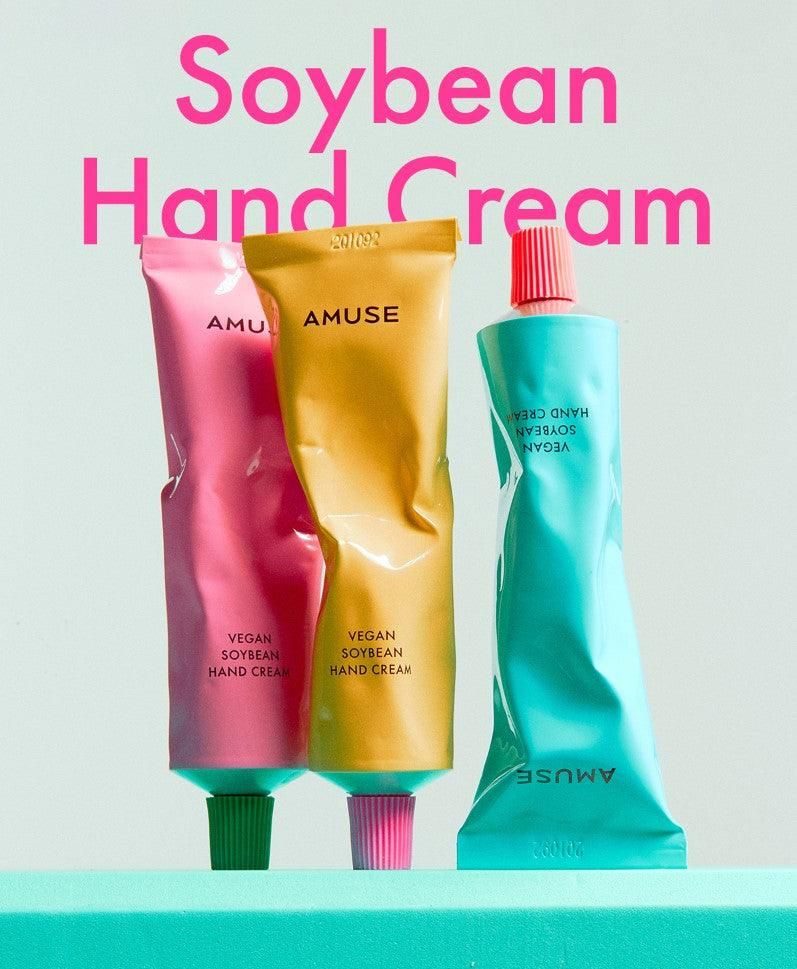 AMUSE Vegan Soybean Hand Cream (3 Types) 50ml - EmpressKorea
