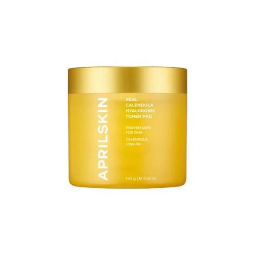 APRILSKIN Real Calendula Hyaluronic Toner Pad 140g 60EA - EmpressKorea