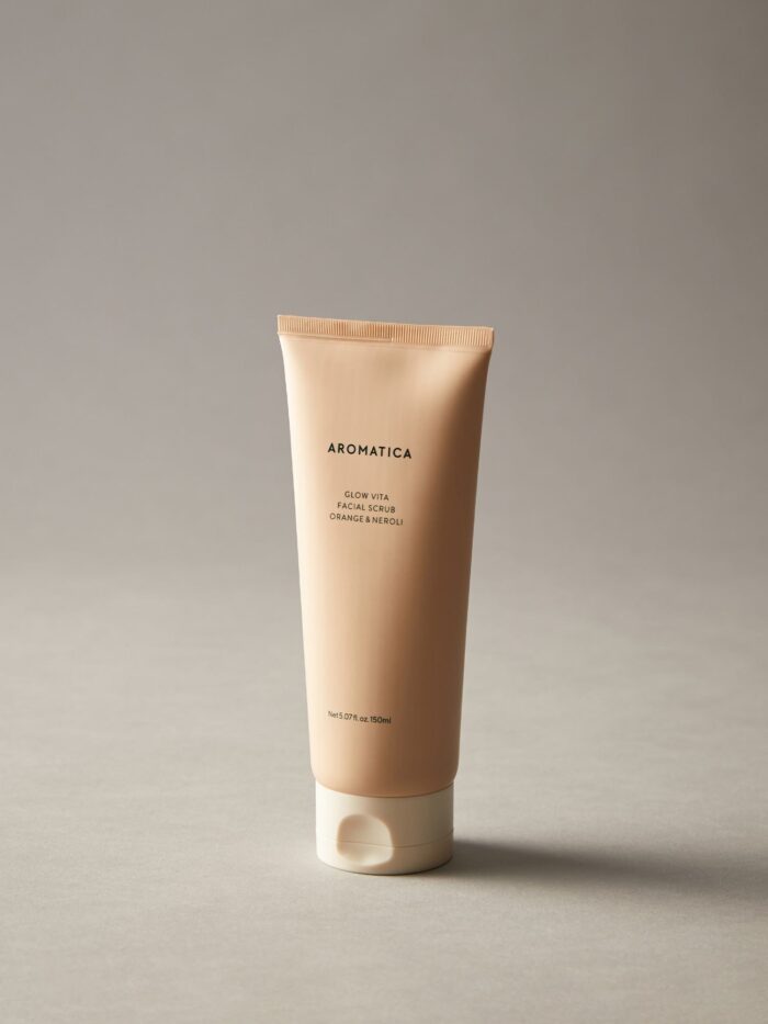 AROMATICA Glow Vita Facial Scrub Orange & Neroli 150ml - EmpressKorea