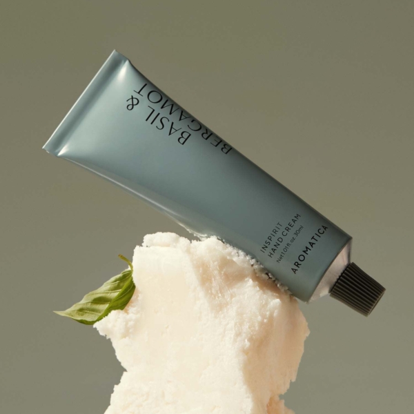 AROMATICA Inspirit Hand Cream Basil & Bergamot 30ml - EmpressKorea