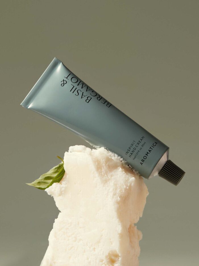 AROMATICA Inspirit Hand Cream Basil & Bergamot 30ml - EmpressKorea
