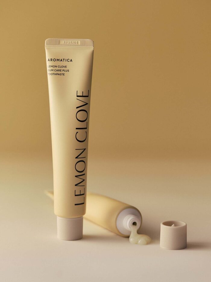 AROMATICA Lemon Clove Gum Care Plus Toothpaste 100g - EmpressKorea