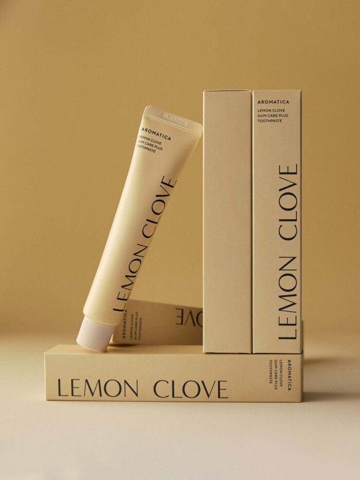 AROMATICA Lemon Clove Gum Care Plus Toothpaste 100g - EmpressKorea
