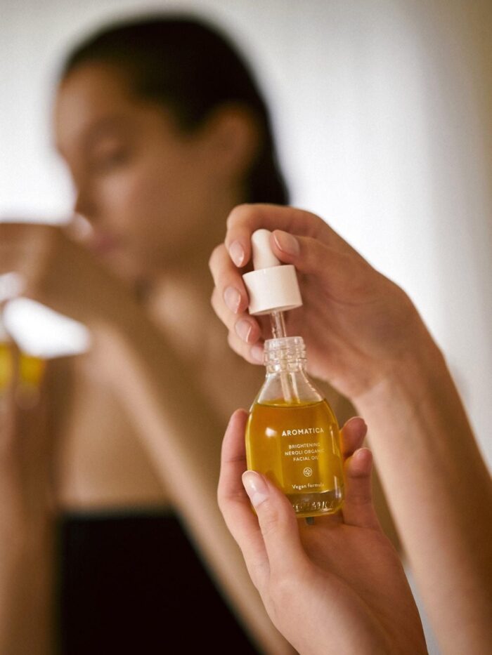 AROMATICA Organic Neroli Brightening Facial Oil 30ml - EmpressKorea