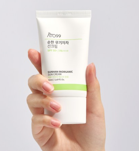 ATO99 Sunhan Inorganic Sun Cream 50ml - EmpressKorea