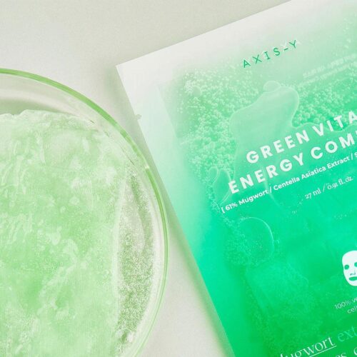 AXIS-Y Mugwort Green Vital Energy Complex Sheet Mask 27ml*5ea - EmpressKorea