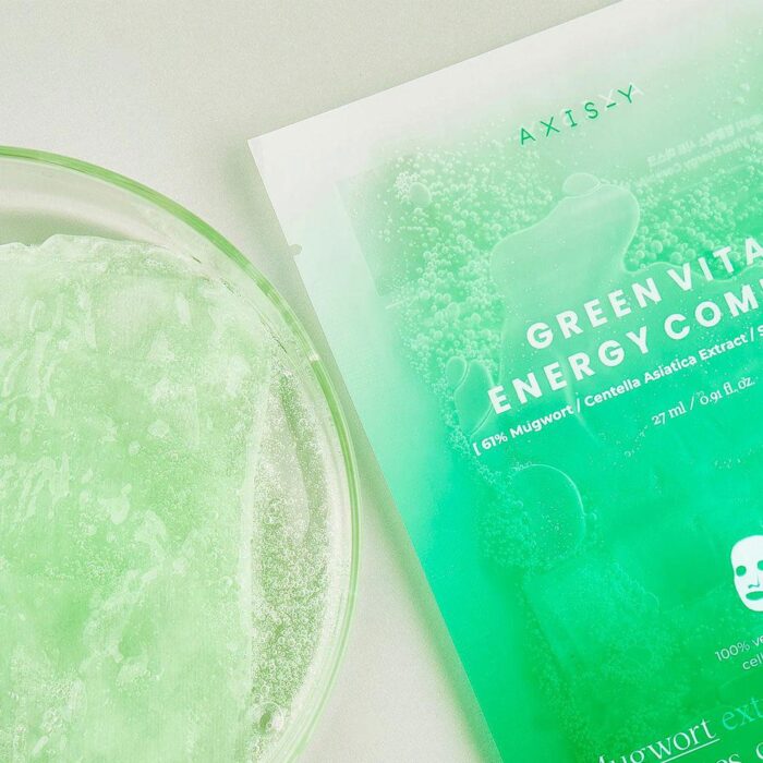 AXIS-Y Mugwort Green Vital Energy Complex Sheet Mask 27ml*5ea - EmpressKorea