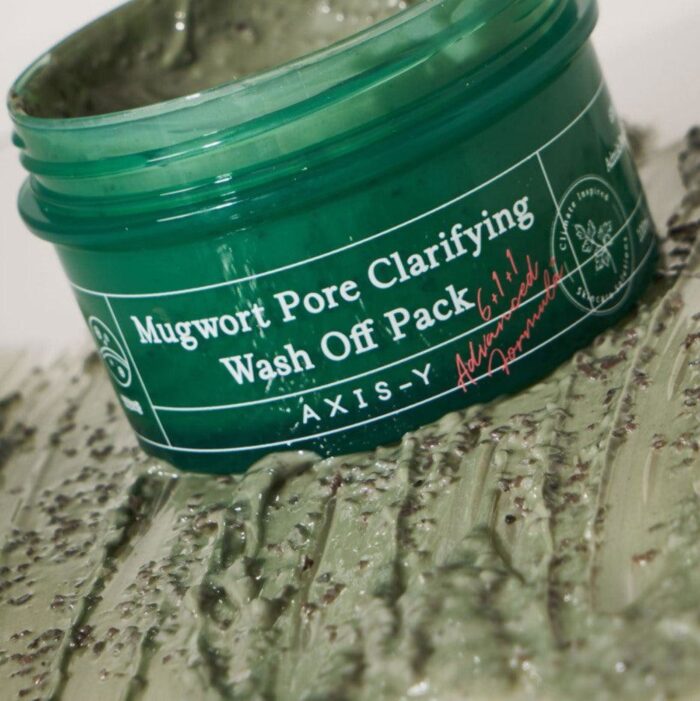 AXIS-Y Mugwort Pore Clarifying Wash Off Pack 100ml - EmpressKorea
