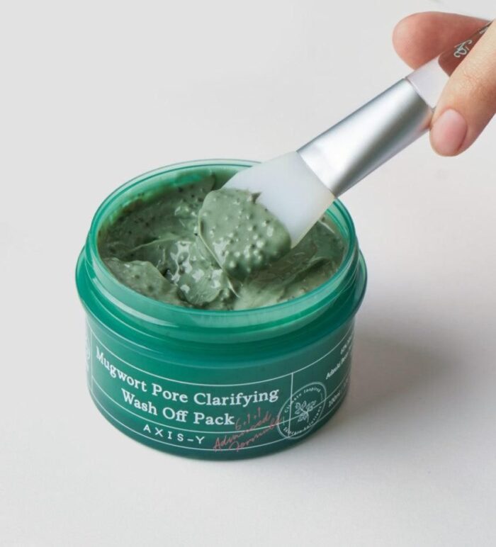 AXIS-Y Mugwort Pore Clarifying Wash Off Pack 100ml - EmpressKorea
