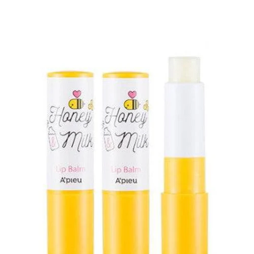 A'PIEU Honey & Milk Lip Balm 3.3g 2PCS - EmpressKorea