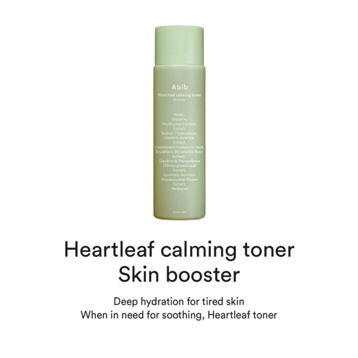 Abib Heartleaf Calming Toner Skin Booster 200ml - EmpressKorea