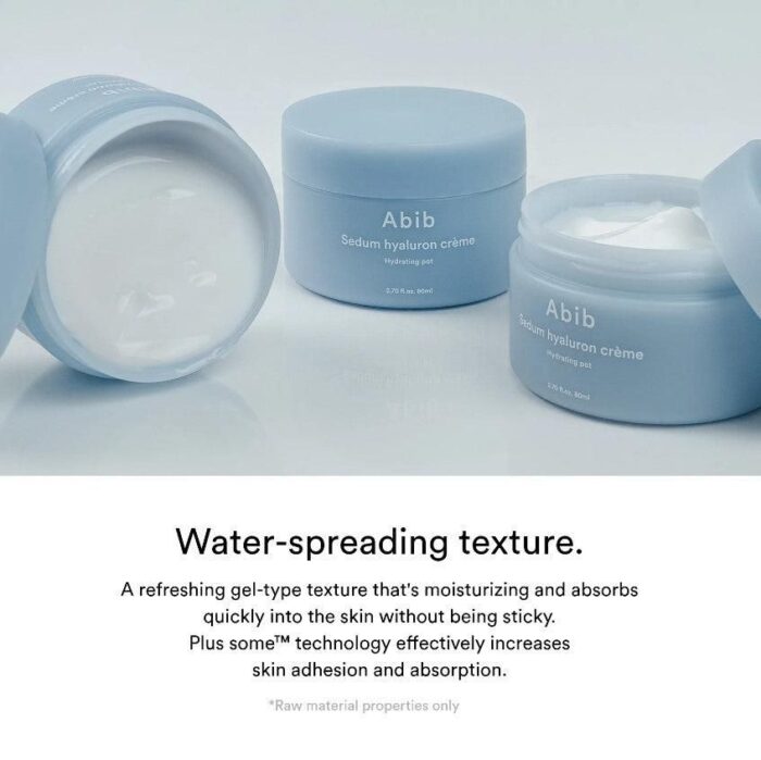 Abib Sedum Hyaluron Crème Hydrating Pot 80ml - EmpressKorea